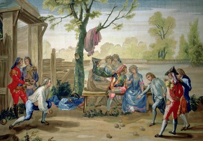 Il gioco delle bocce da Ramon Bayeu y Subias